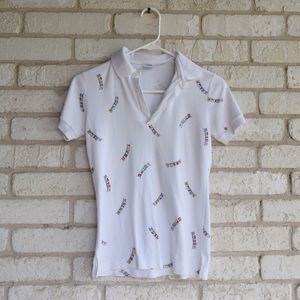 Vintage "The Sun-Beater" Flag Polo Shirt